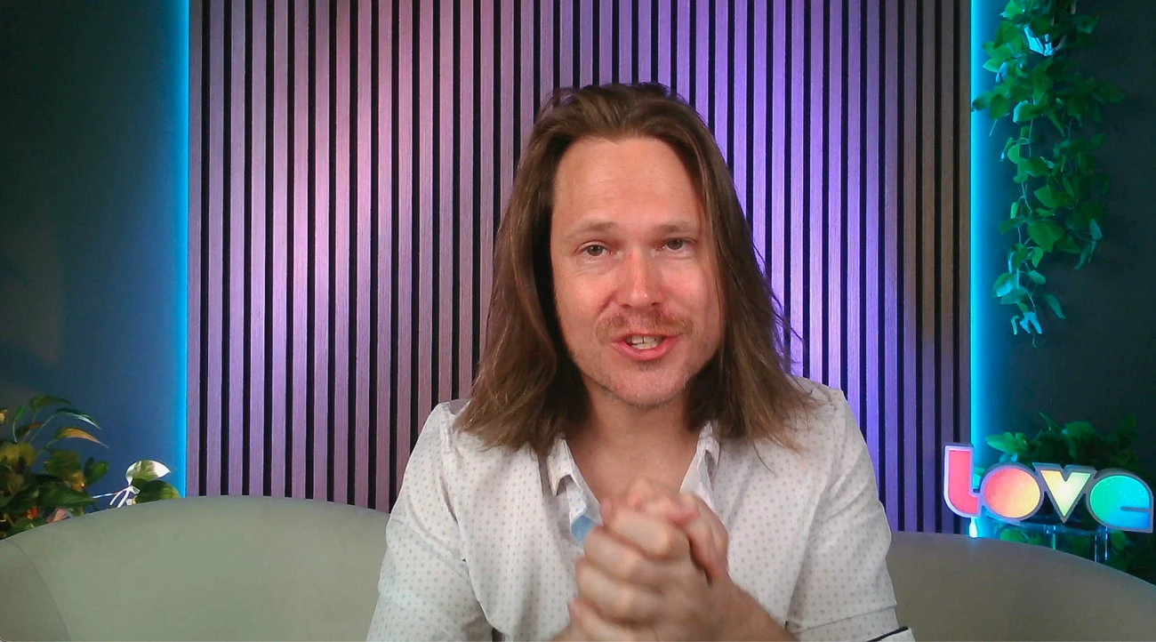 Jeff on a video call