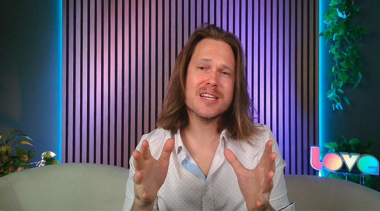 Jeff on a video call
